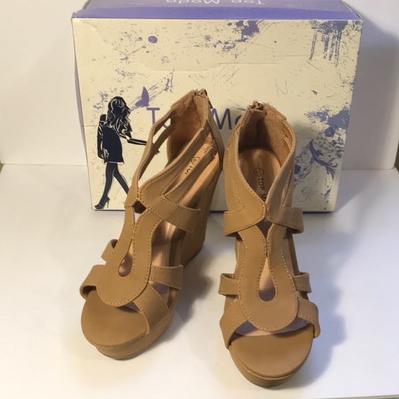 TOP Moda Shoes - Top Moda platform shoes wedge sandals